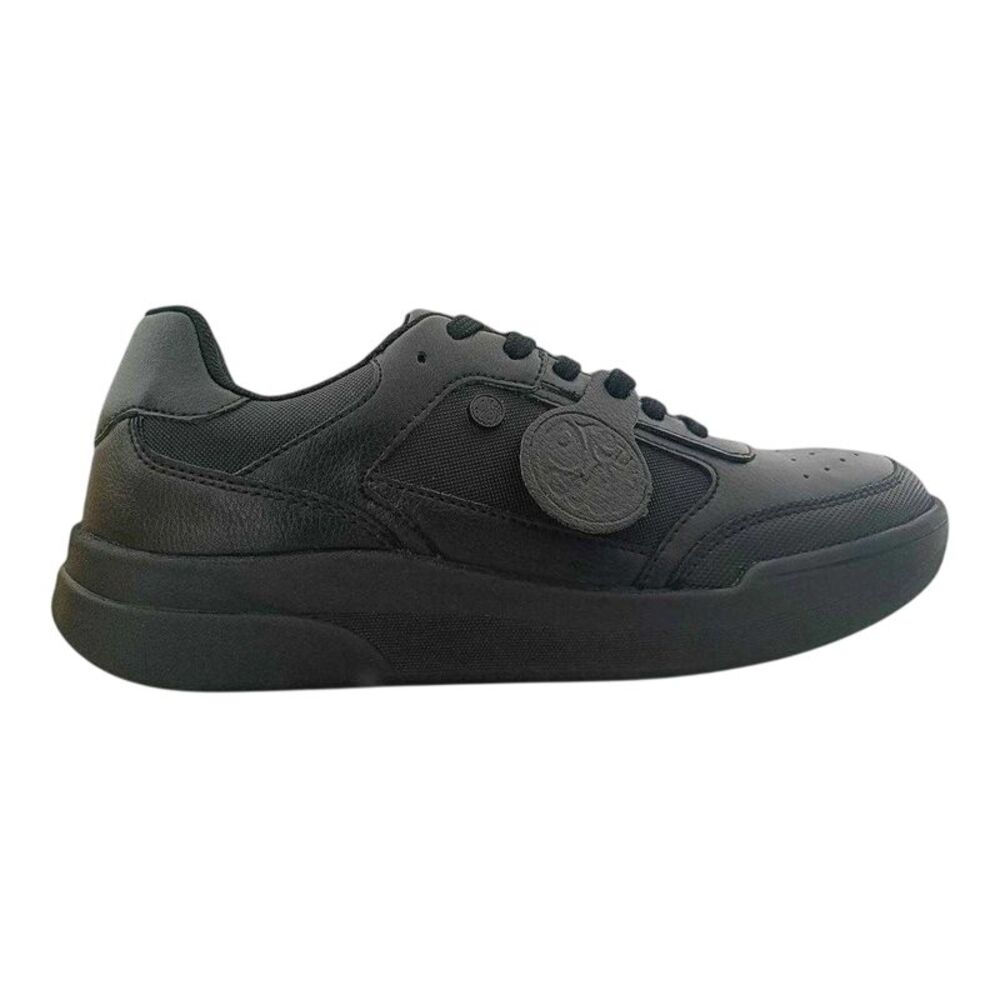 Pretty Green Mens Welwyn Moc Toe Sneakers / Black